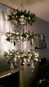 wreath christmas tree